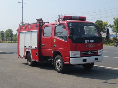 国五东风1吨水罐消防车（蓝牌）